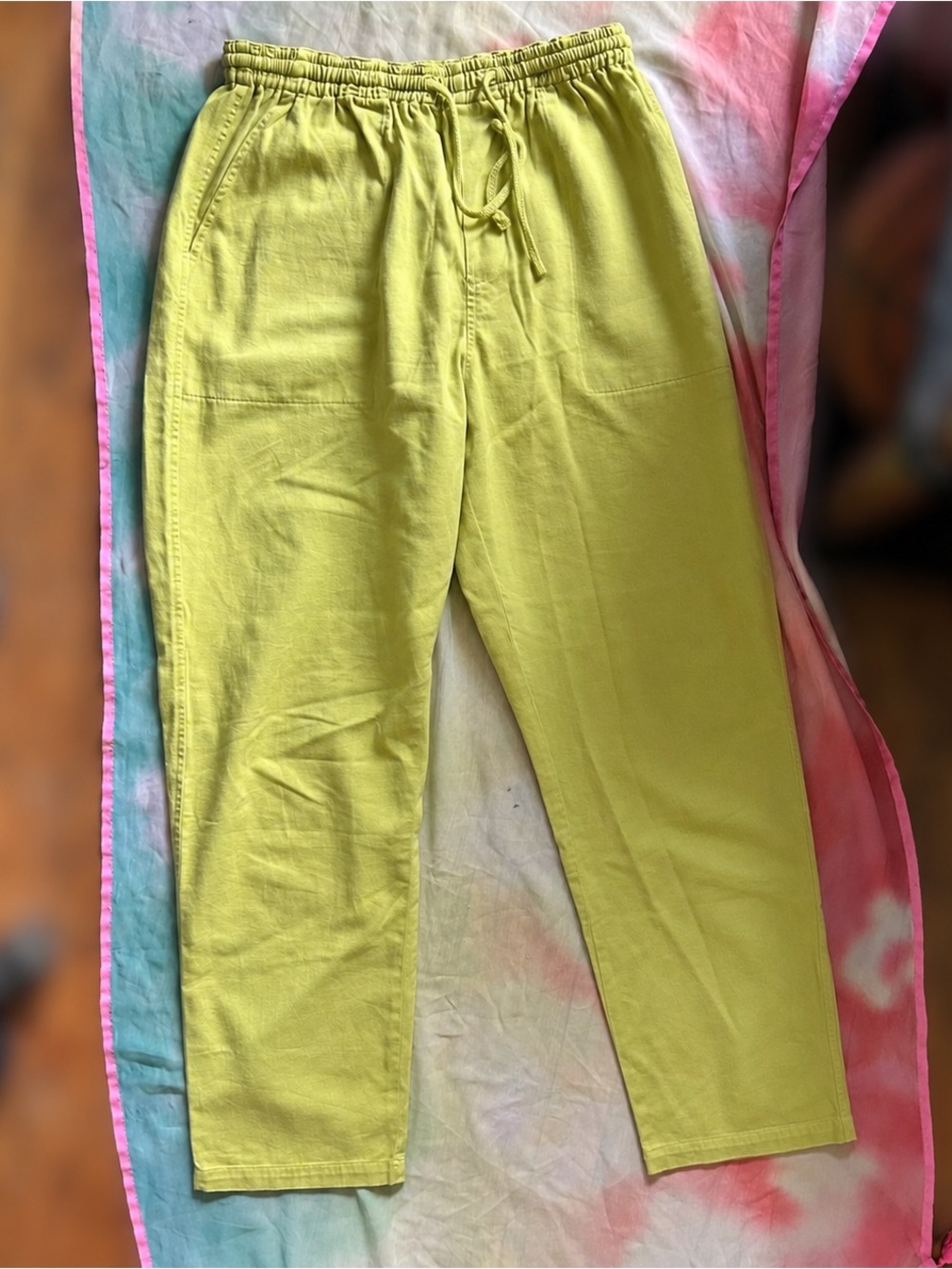 Paloma Wool Chartreuse Green Amigo Unisex Pants